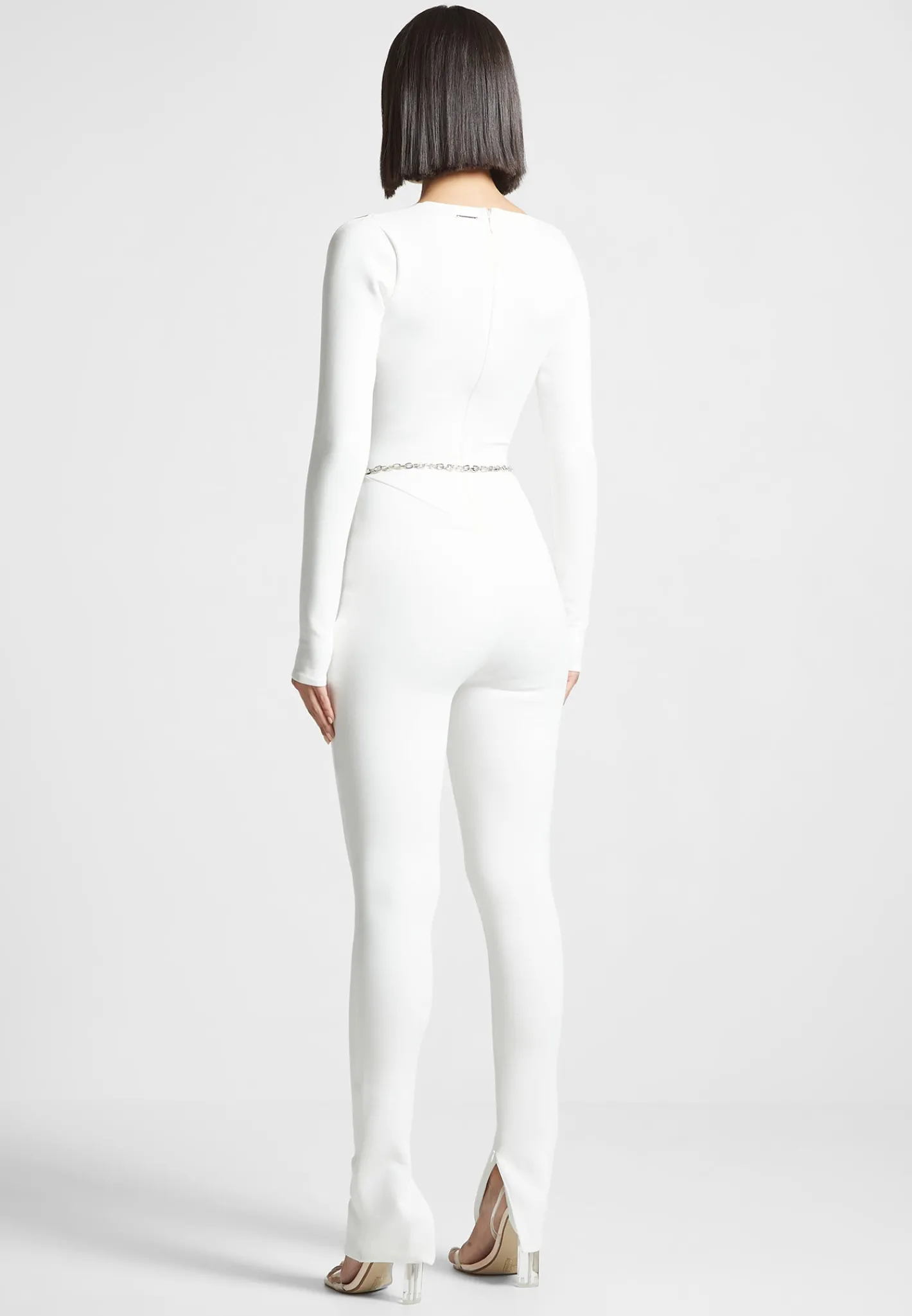 Eiffel Chain Detail Jumpsuit - Off White^Manière De Voir Clearance