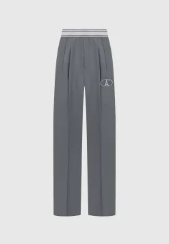 Elasticated Signature Pleated Trousers - Dark Grey^Manière De Voir Sale