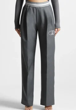 Elasticated Signature Pleated Trousers - Dark Grey^Manière De Voir Sale