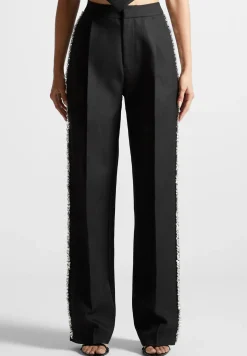 Embellished Tailored Trousers -^Manière De Voir Fashion