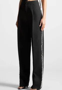 Embellished Tailored Trousers -^Manière De Voir Fashion