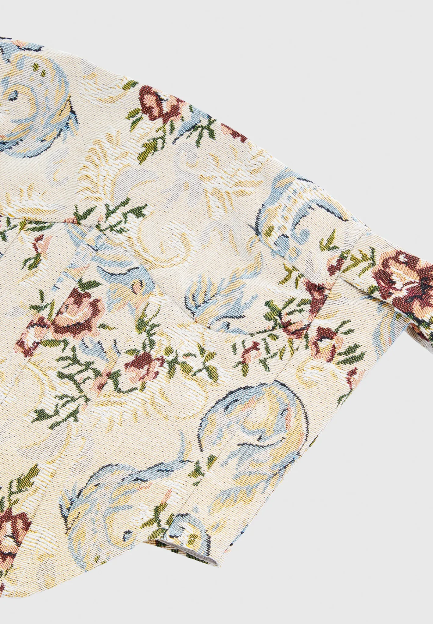 Floral Jacquard Bardot Corset Top -^Manière De Voir Best