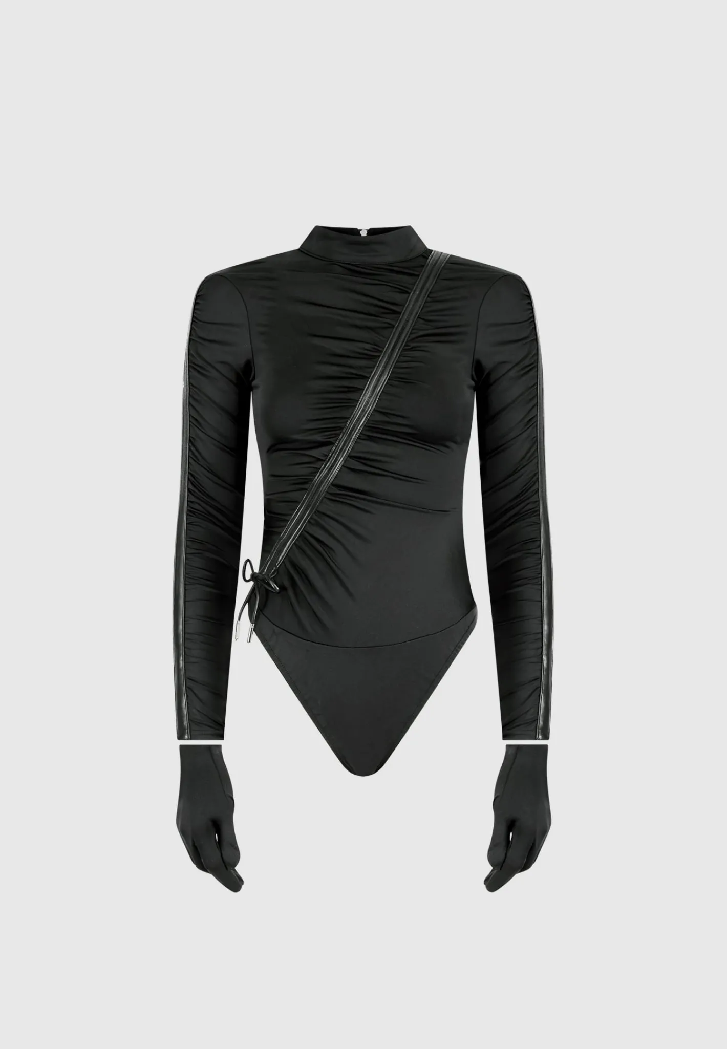 Glove Bodysuit with Ruching -^Manière De Voir Fashion