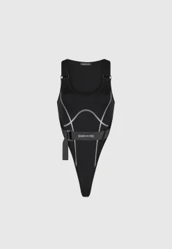 High Leg Reflective Bodysuit -^Manière De Voir Clearance