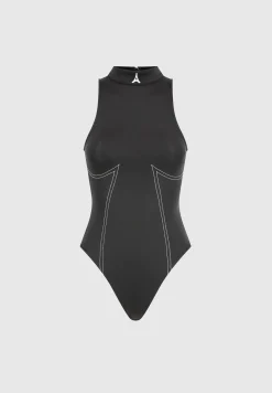 High Neck Racer Bodysuit -^Manière De Voir New