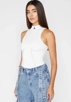 High Neck Racer Bodysuit -^Manière De Voir Sale