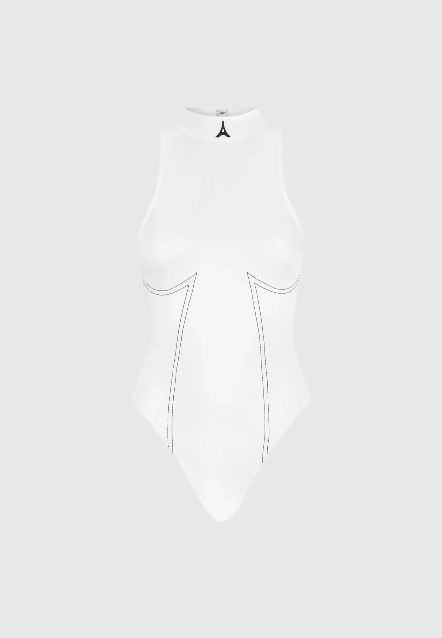 High Neck Racer Bodysuit -^Manière De Voir Sale