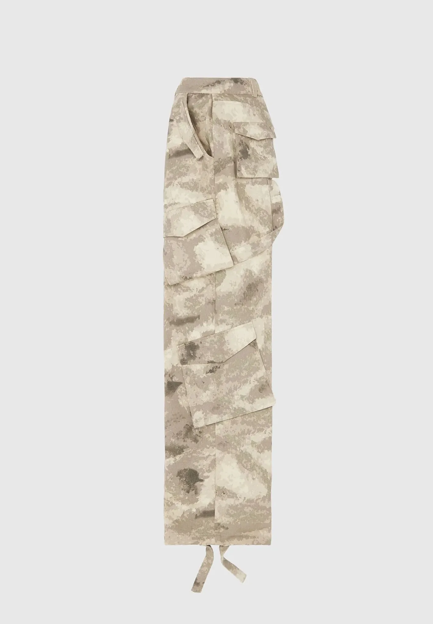 High Waisted Camo Cargo Pants - Beige^Manière De Voir Clearance