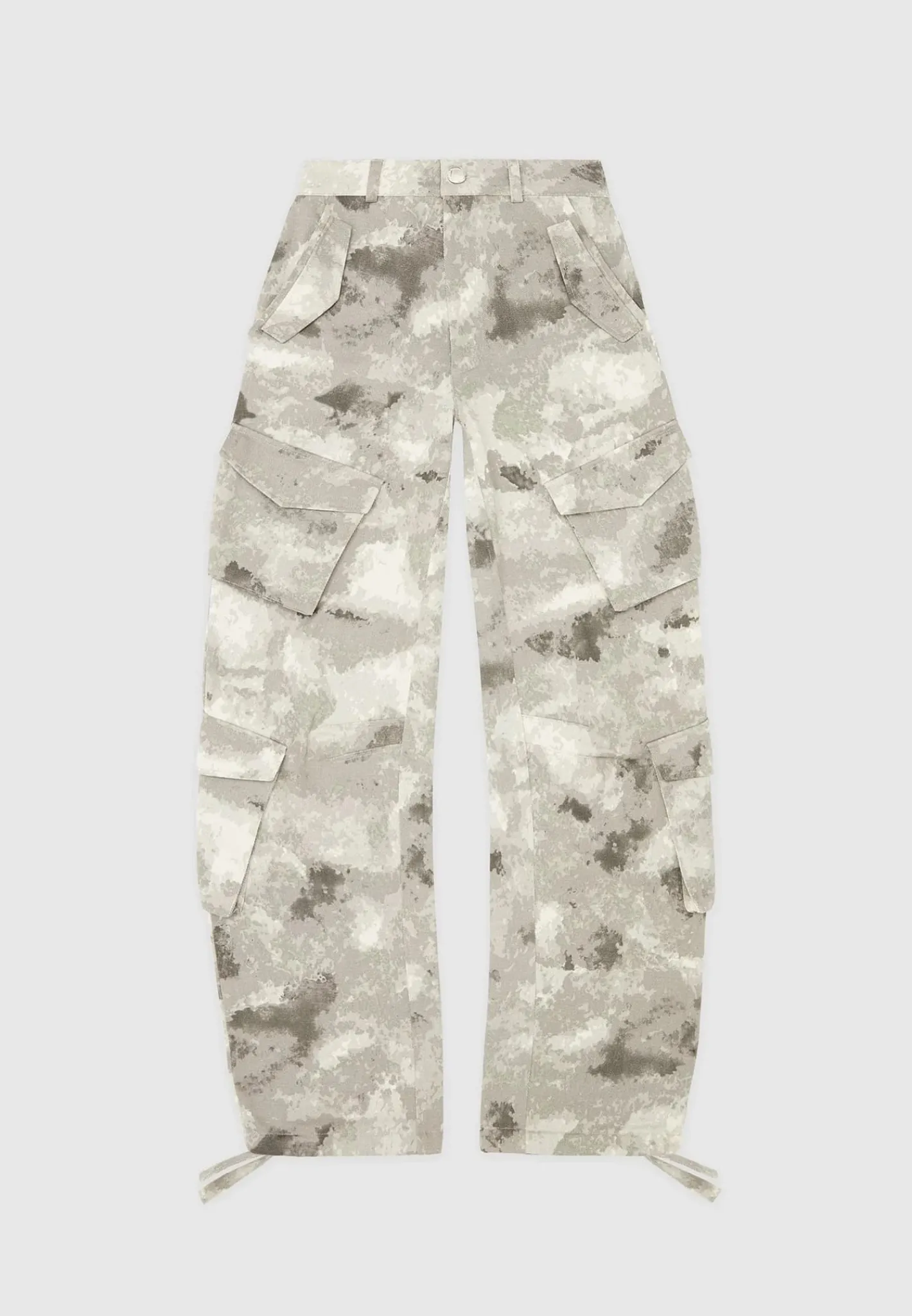 High Waisted Camo Cargo Pants -^Manière De Voir Clearance
