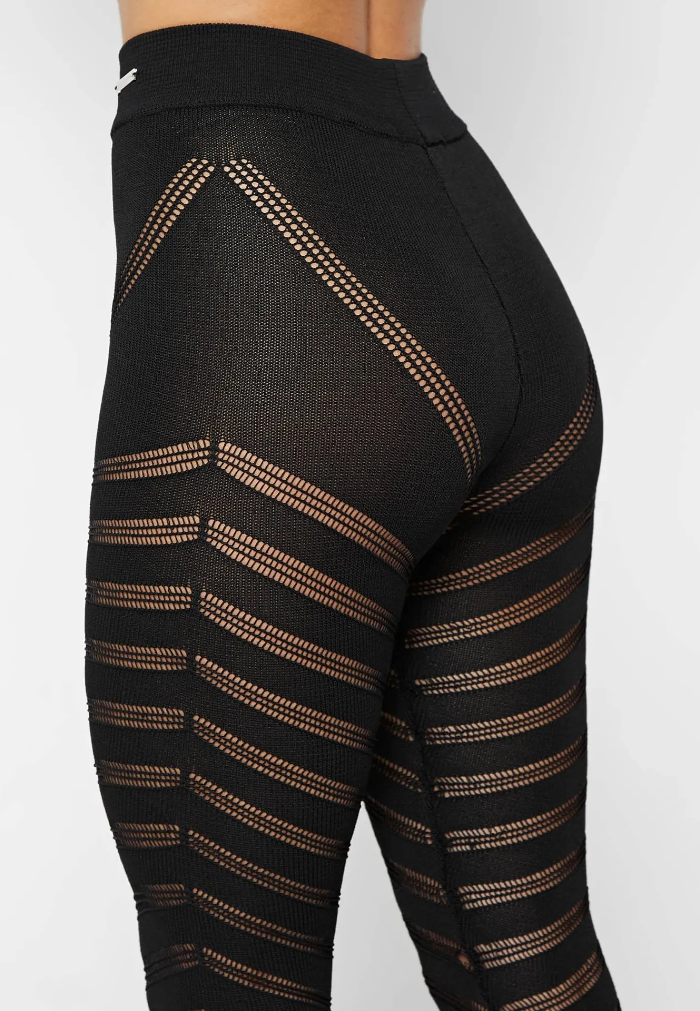 High Waisted Knitted Spiral Contour Leggings -^Manière De Voir Sale