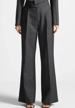 High Waisted Tailored Trousers -^Manière De Voir Discount