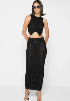 2-In-1 Knitted Midaxi Dress -^Manière De Voir New