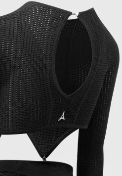2-in-1 Long Sleeve Knitted Midaxi Dress -^Manière De Voir Best