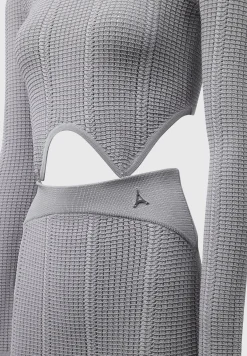 2-in-1 Long Sleeve Knitted Midaxi Dress -^Manière De Voir Discount