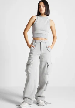 Jersey Racer Crop Top -^Manière De Voir Clearance