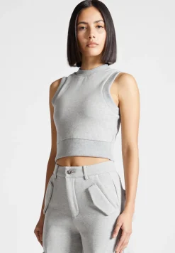 Jersey Racer Crop Top -^Manière De Voir Clearance