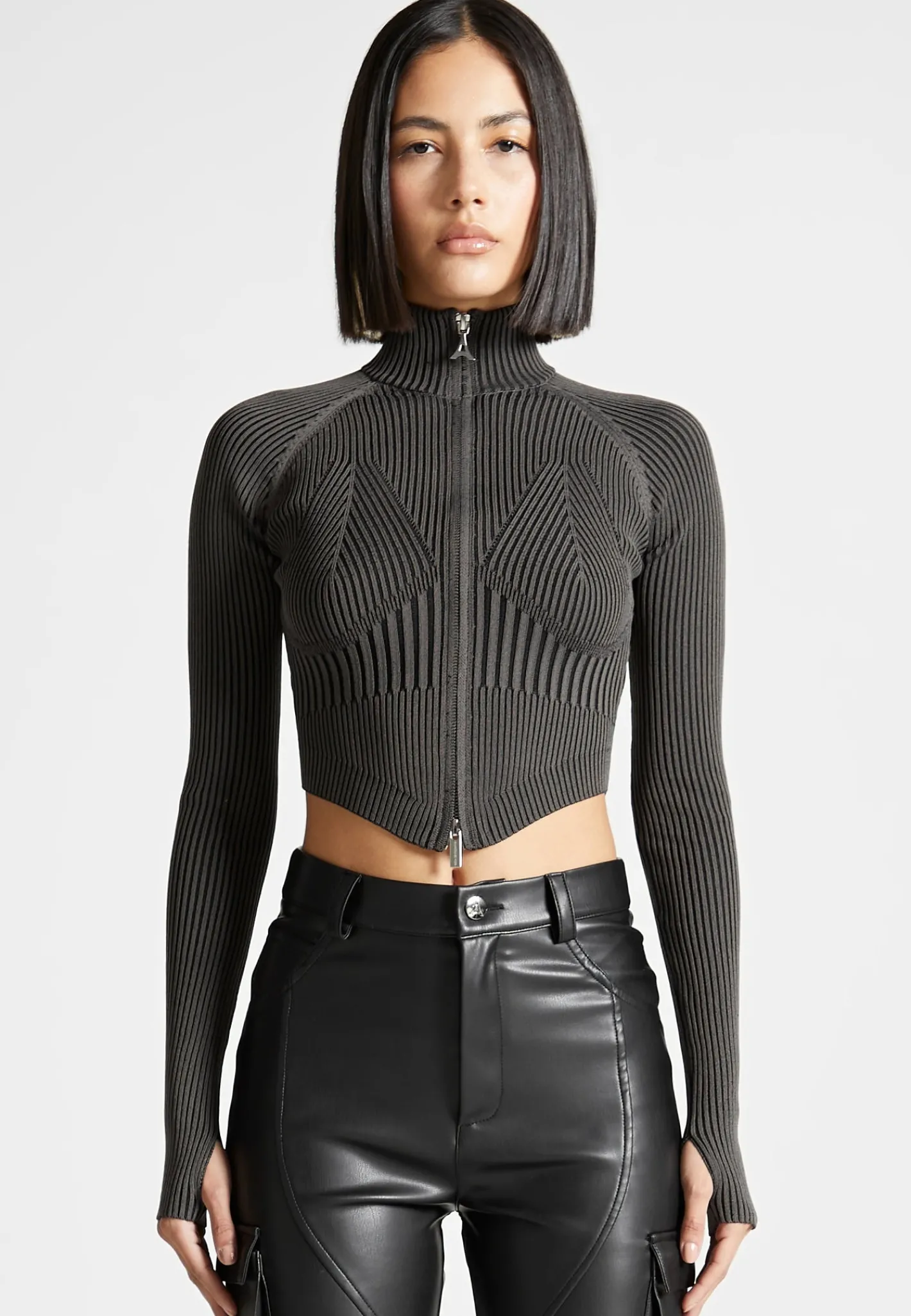 Knitted Backless Corset Top -^Manière De Voir Hot