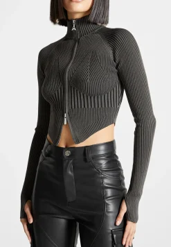 Knitted Backless Corset Top -^Manière De Voir Hot