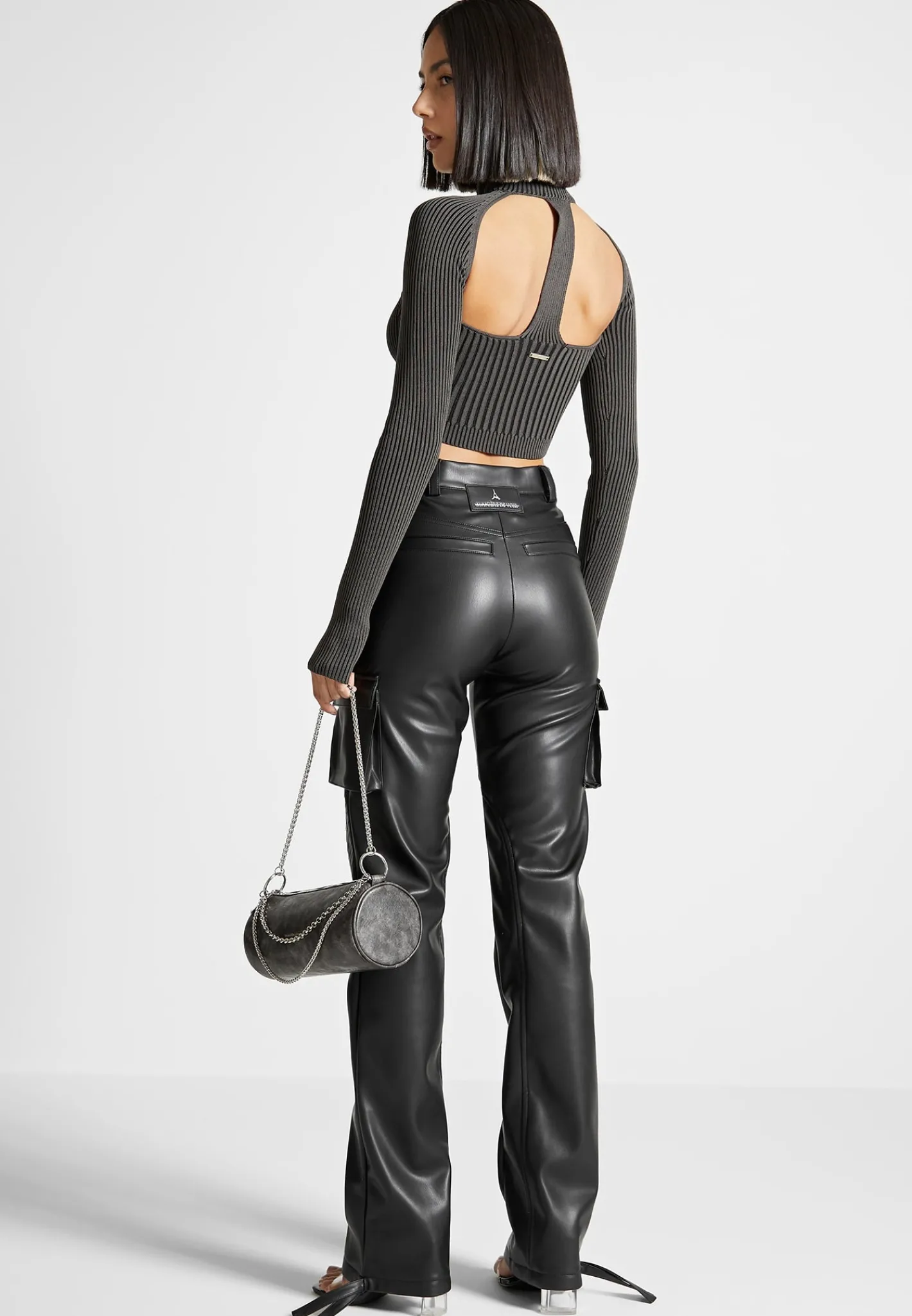 Knitted Backless Corset Top -^Manière De Voir Hot
