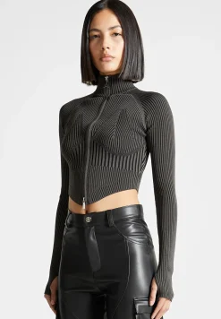 Knitted Backless Corset Top -^Manière De Voir Hot