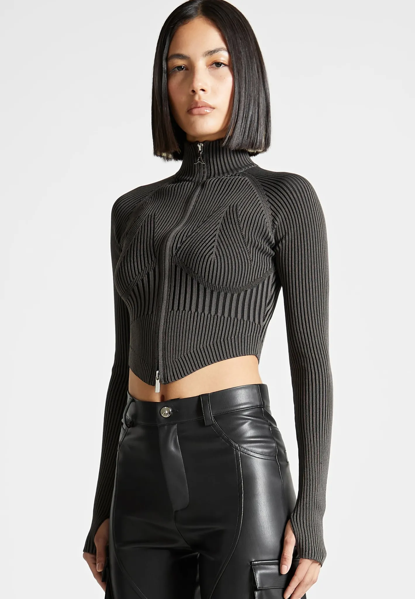 Knitted Backless Corset Top -^Manière De Voir Hot