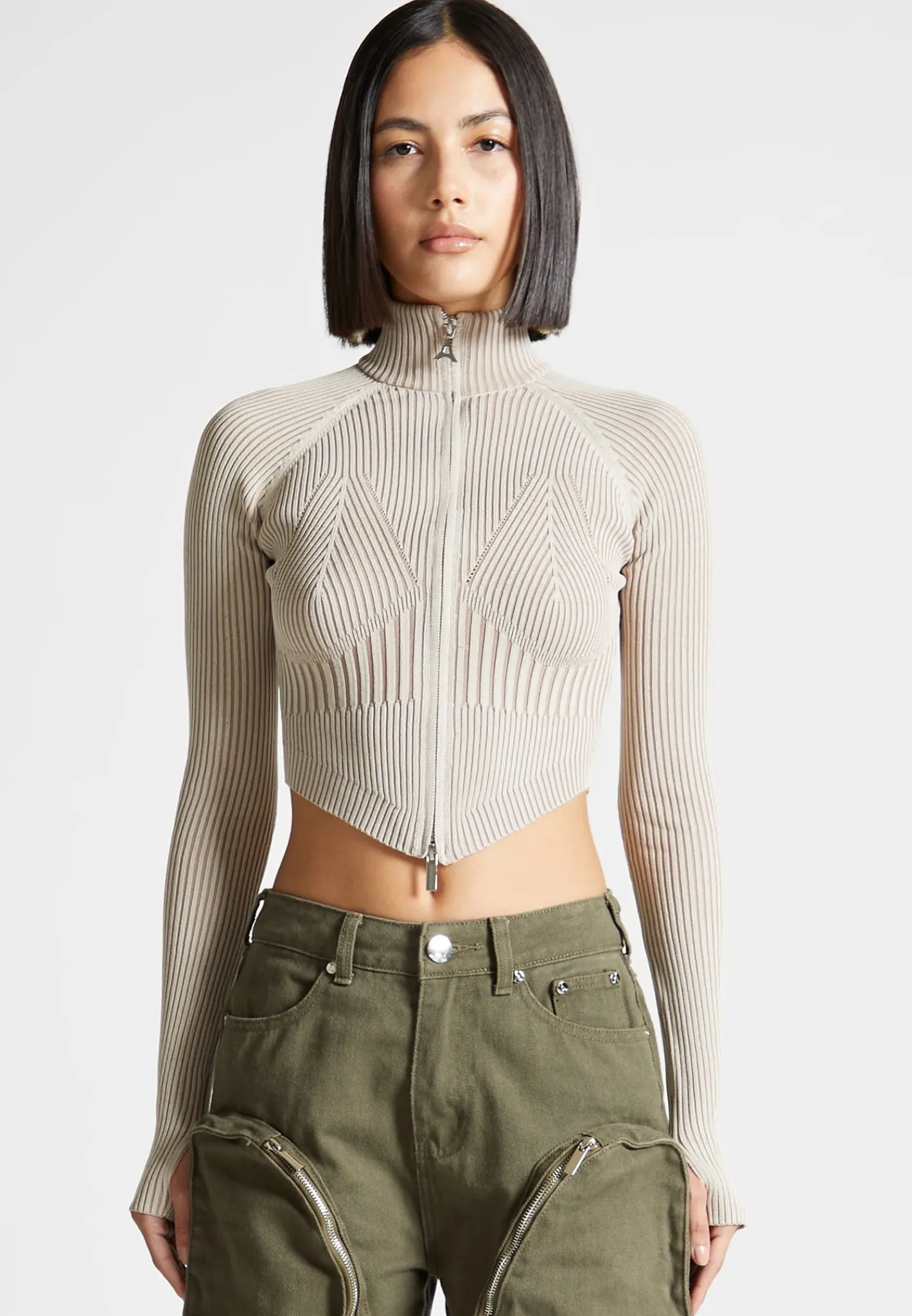 Knitted Backless Corset Top -^Manière De Voir Best