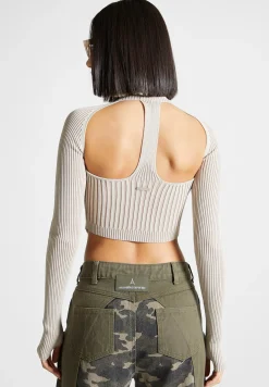 Knitted Backless Corset Top -^Manière De Voir Best