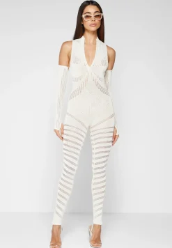 Knitted Contour Jumpsuit with Sleeves -^Manière De Voir Best