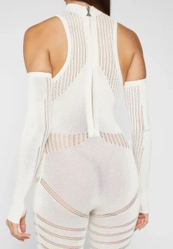 Knitted Contour Jumpsuit with Sleeves -^Manière De Voir Best