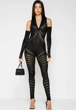 Knitted Contour Jumpsuit with Sleeves -^Manière De Voir Best
