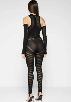 Knitted Contour Jumpsuit with Sleeves -^Manière De Voir Best
