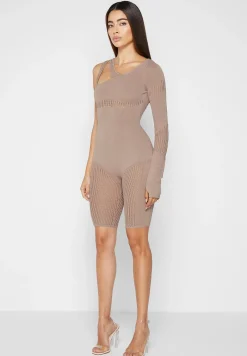 Knitted Contour One Sleeve Playsuit -^Manière De Voir Discount