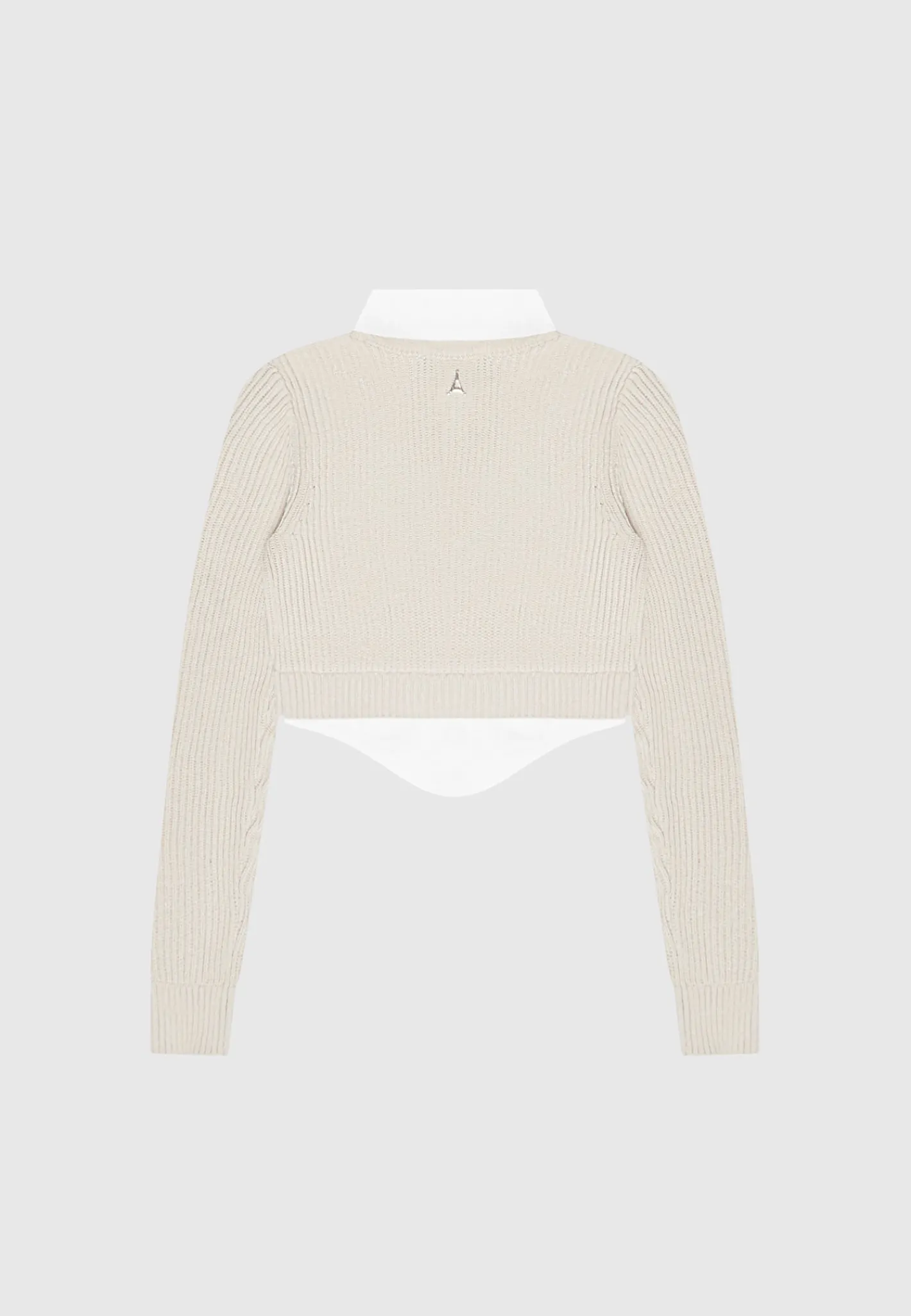 Knitted Jumper with Shirt Detail -^Manière De Voir Hot