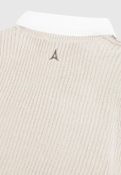 Knitted Jumper with Shirt Detail -^Manière De Voir Hot