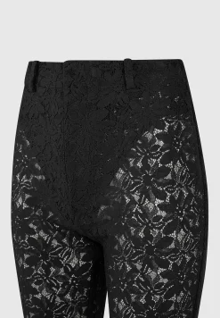 Lace Fit and Flare Trousers -^Manière De Voir Fashion