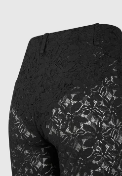 Lace Fit and Flare Trousers -^Manière De Voir Fashion