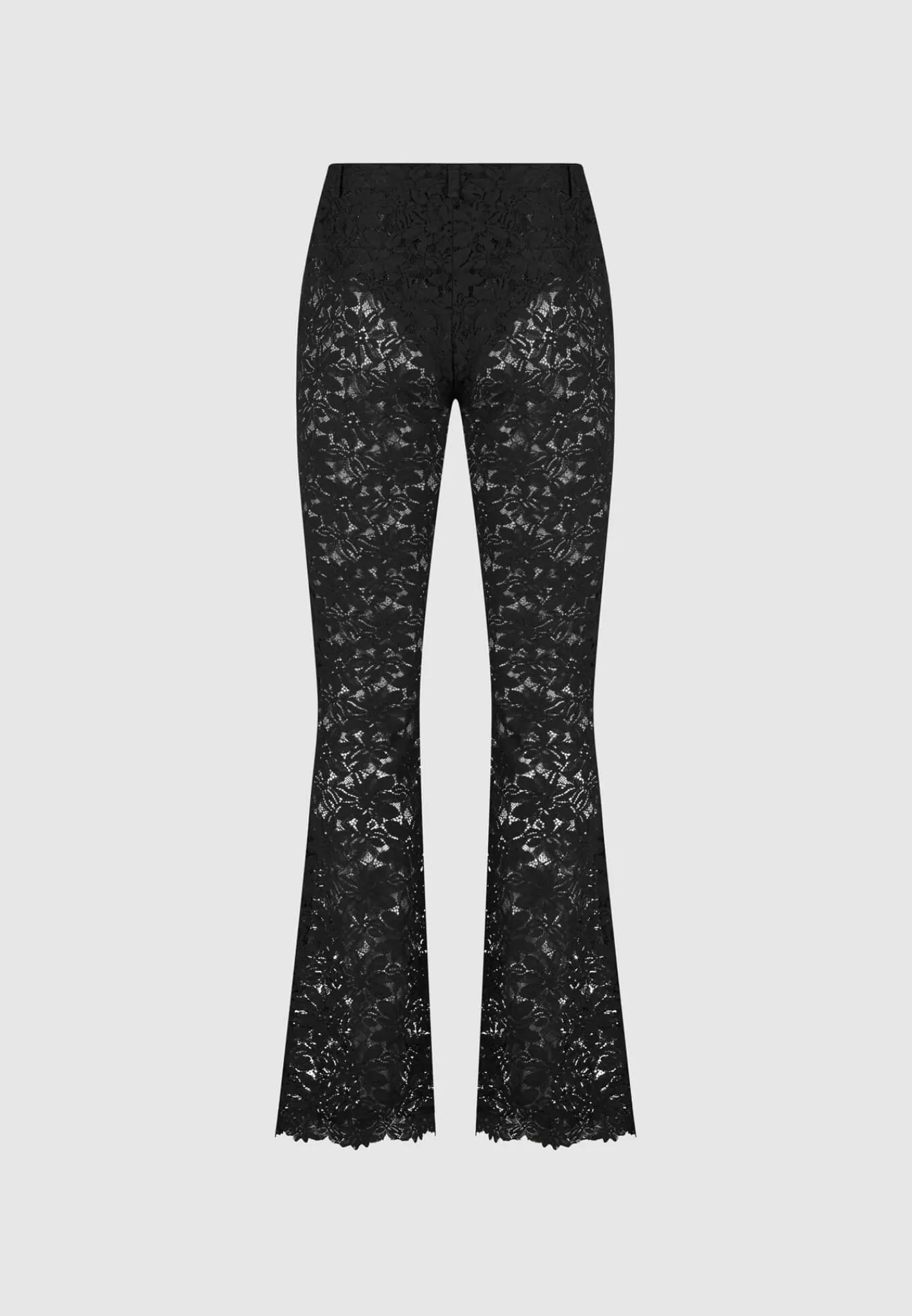 Lace Fit and Flare Trousers -^Manière De Voir Fashion
