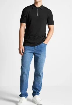 Luxe Polo Top With Zip -^Manière De Voir Online