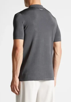 Luxe Polo Top With Zip -^Manière De Voir Fashion