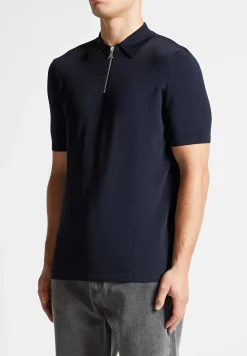 Luxe Polo Top With Zip -^Manière De Voir Discount