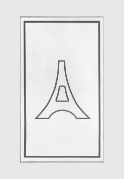 Reversible Eiffel Towel - /White^Manière De Voir Sale