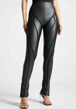 Matte Vegan Leather Contour Leggings -^Manière De Voir Best