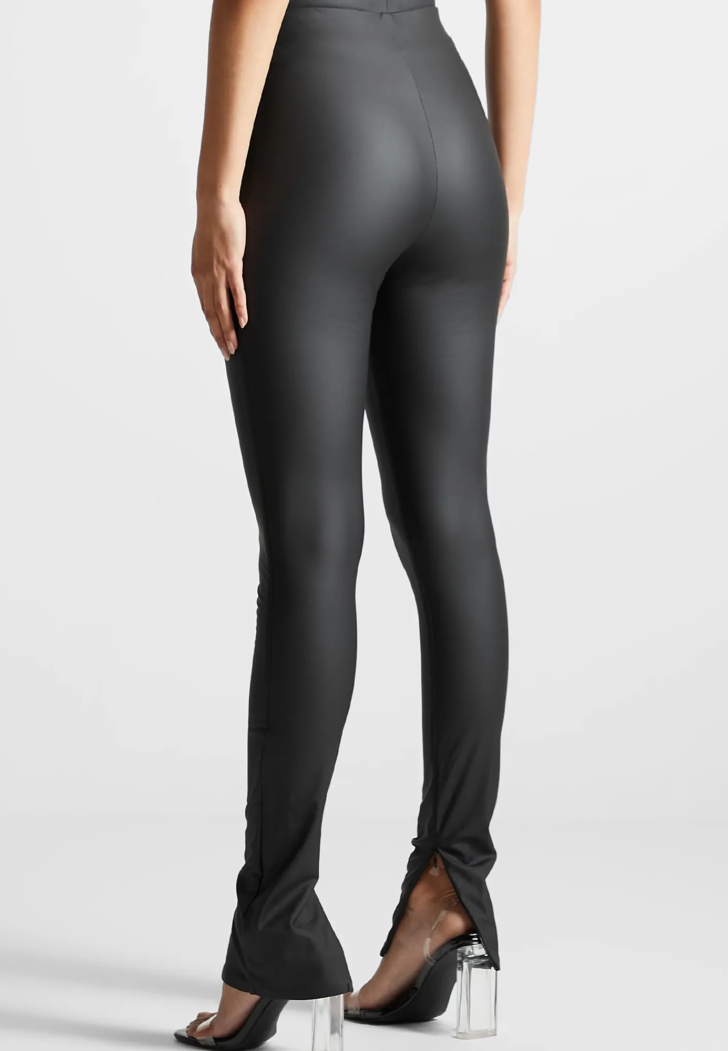 Matte Vegan Leather Leggings -^Manière De Voir Fashion
