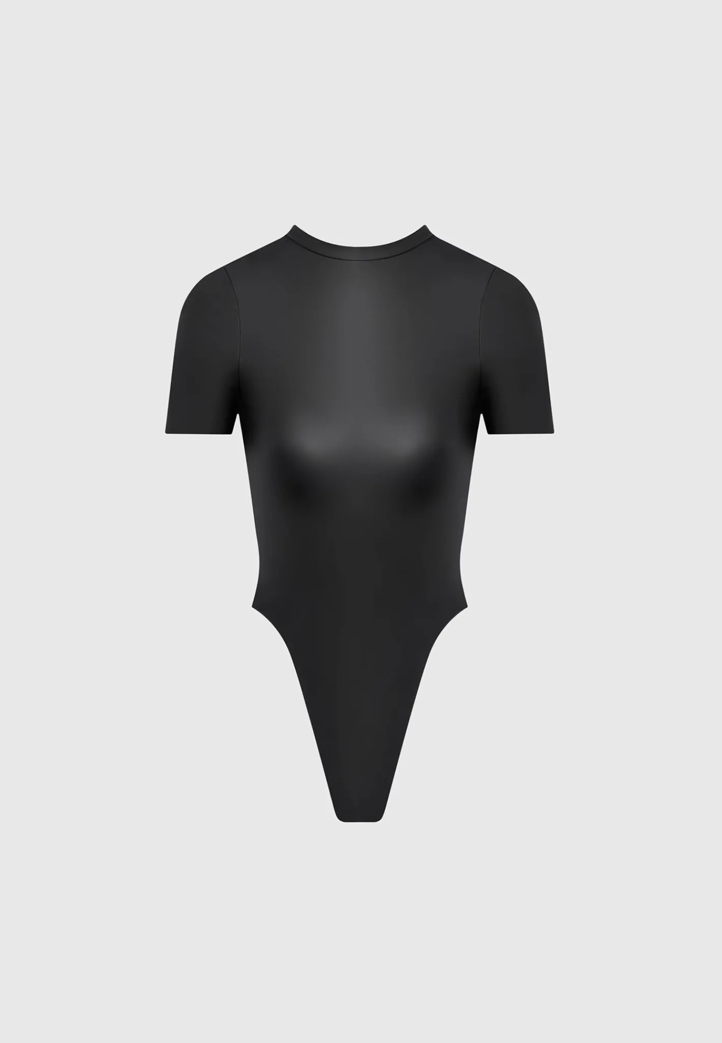 Matte Vegan Leather Tee Bodysuit -^Manière De Voir Best