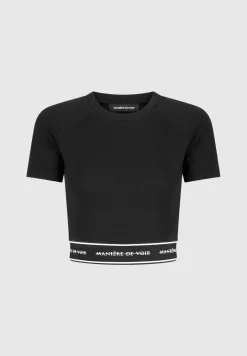 MDV Banded Crop T Shirt -^Manière De Voir Online