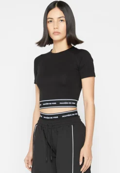 MDV Banded Crop T Shirt -^Manière De Voir Online