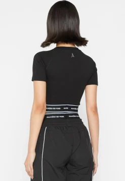 MDV Banded Crop T Shirt -^Manière De Voir Online