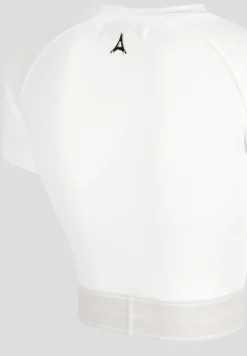 MDV Banded Crop T Shirt - Off White^Manière De Voir Outlet