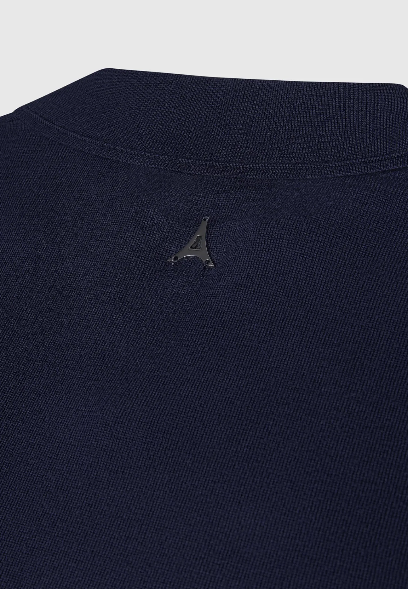 Merino Wool Long Sleeve Revere Polo Shirt -^Manière De Voir Hot