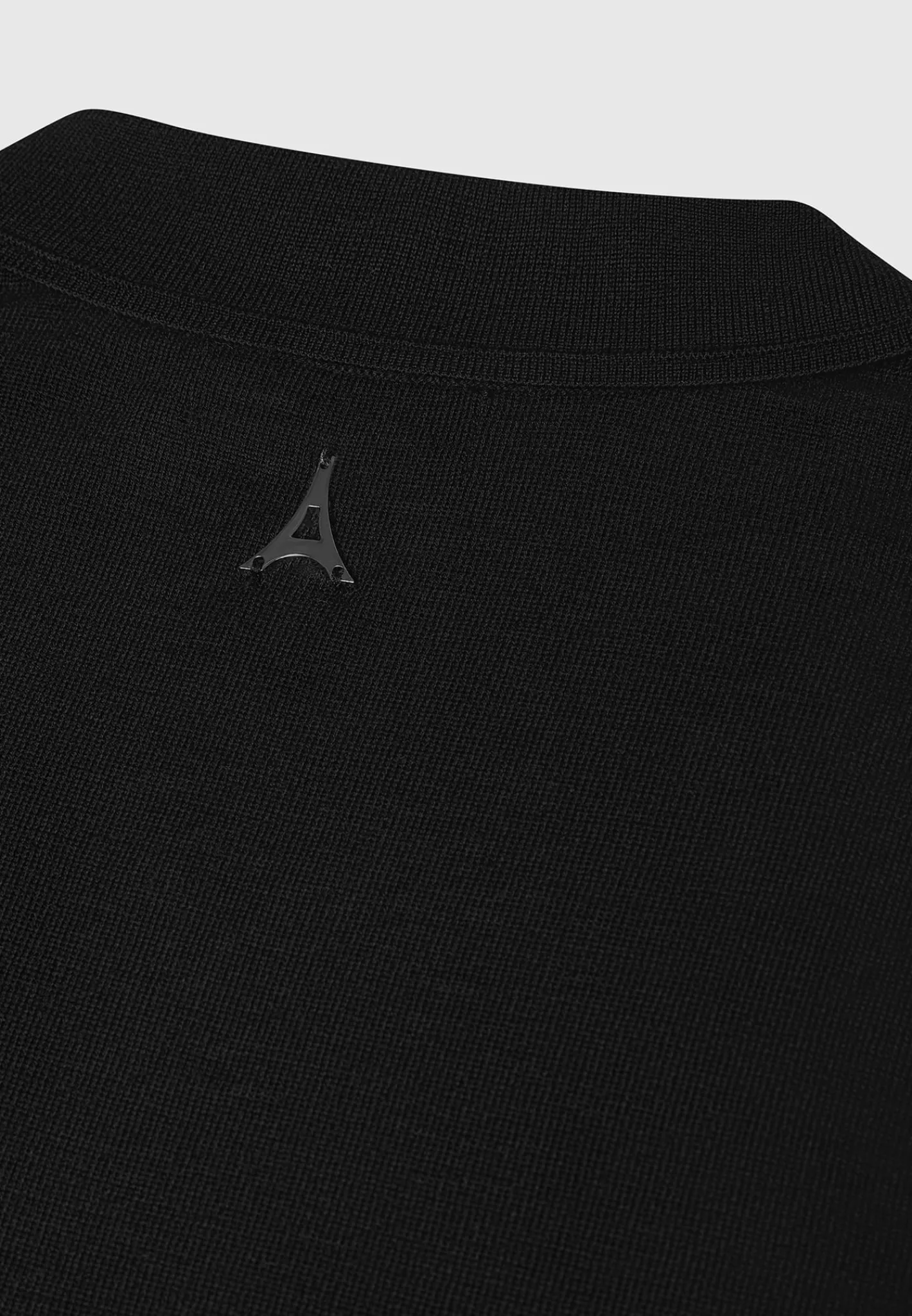 Merino Wool Long Sleeve Revere Polo Shirt -^Manière De Voir New